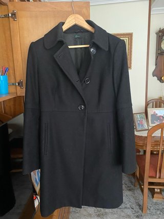 Abrigo United Colors of Benetton Negro Talla M