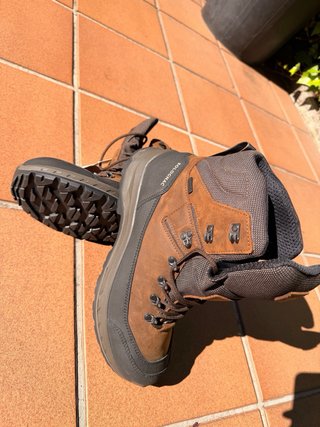 Botas de Montaña Solognac Piel Talla 46 Impermeabl
