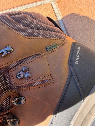 Botas de Montaña Solognac Piel Talla 46 Impermeabl