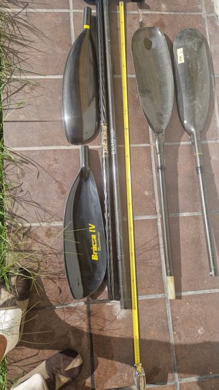 Piragua K2 Río + 2 Palas