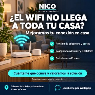 Mejora de cobertura wifi en casa.