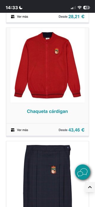 Chaqueta uniforme Apostol Santiago T.14