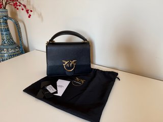 Pinko Love One Top Handle Bag Pelle Nera
