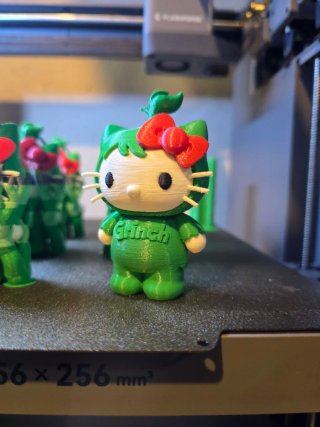 Hello Kitty Grinch 3D Impresión