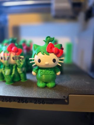 Hello Kitty Grinch 3D Impresión