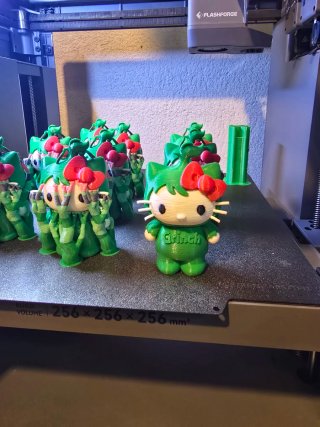 Hello Kitty Grinch 3D Impresión