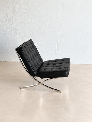 Sillón Barcelona Negro y Plata