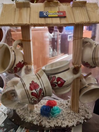 Tazas de cerámica de Rumanía