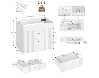Mueble baño lavabo y toallero