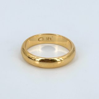 Alianza de Oro 18K - (750), Talla12, 4.57gr