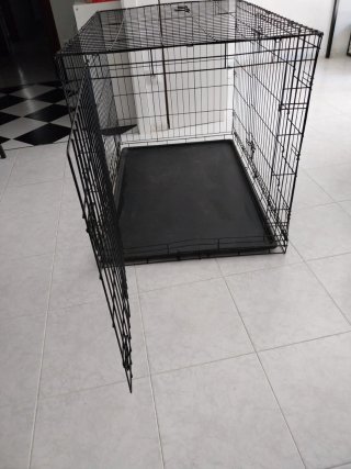 Jaula Perro Outech XL Negra