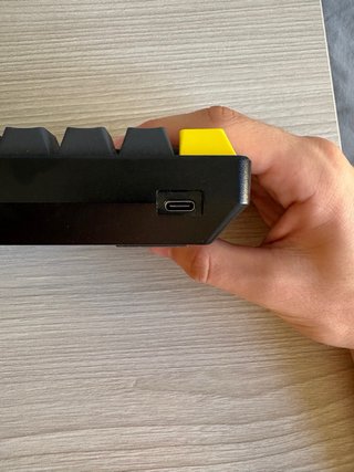 Teclado SKYLOONG GK64 Gris/Amarillo