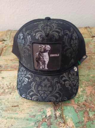 Gorra Goorin Bros con parche de hipopótamo