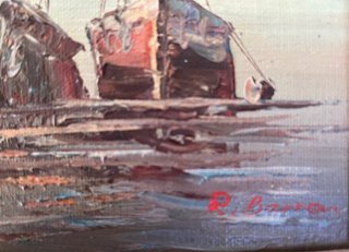 Cuadro antiguo R.Barros