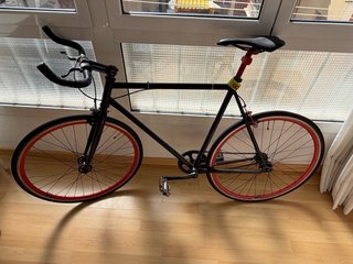 Bicicleta Fixie Single Speed Negra