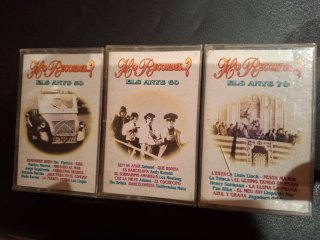 Lotes 3 Cassettes Música Décadas 50, 60, 70