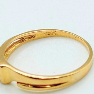 Anillo de Oro 18k - (750), Talla 13, 1.88gr