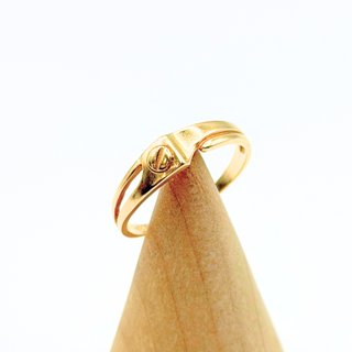 Anillo de Oro 18k - (750), Talla 13, 1.88gr