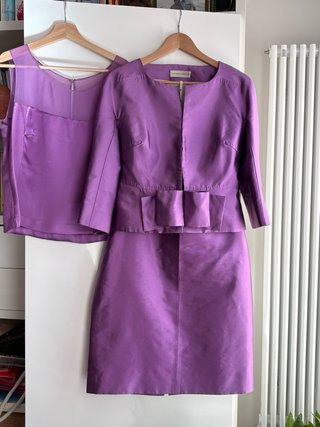 TRAJE DE 3 PIEZAS. ALTA COSTURA ESPAÑOLA. TALLA 46