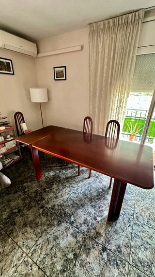 Mesa comedor extensible 160x90cm
