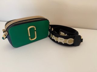 Marc Jacobs The Snapshot Verde e Beige