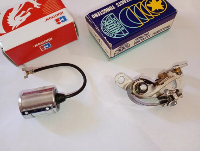 SEAT 131 E 1600: Platinos y condensador
