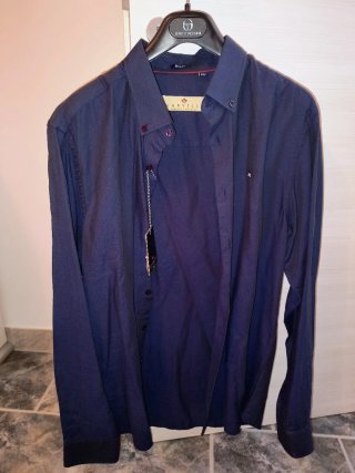 Camicia Marville Uomo Blu XXL
