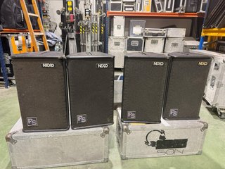 4 Altavoces Nexo PS10 R1 + Amplificador