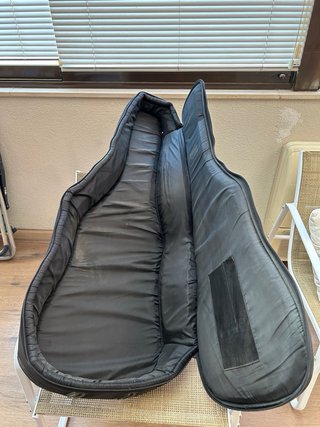 Funda de guitarra negra