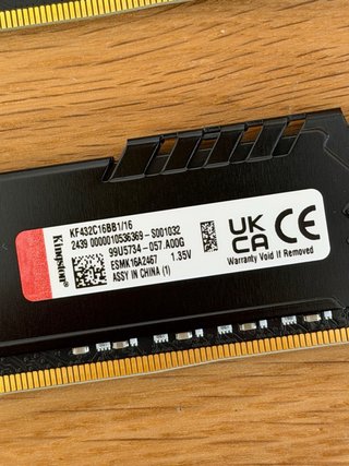 32GB DDR4 3200Mhz Kingston FURY Beast