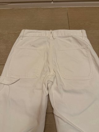 Pantalones anchos blancos Zara Talla 34