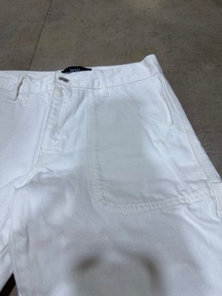 Pantalones anchos blancos Zara Talla 34