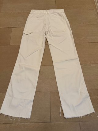Pantalones anchos blancos Zara Talla 34