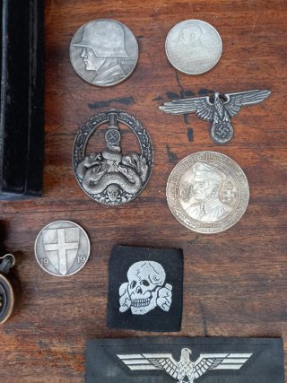 Lote efectos militares alemanes II Guerra Mundial