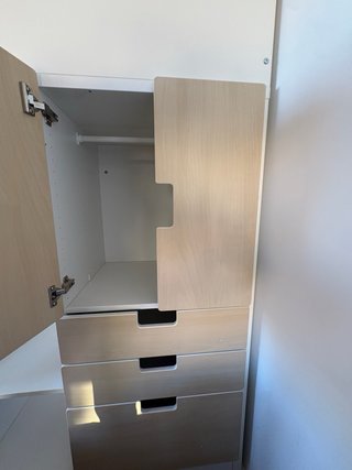 Litera-escritorio armario y cajones, ikea smastad