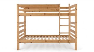Litera madera de pino macizo 90x200
