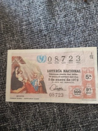 Biglietti della lotteria antichi