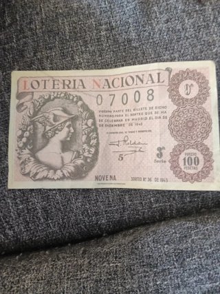 Biglietti della lotteria antichi