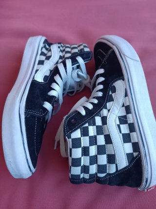 Botas Vans SK8-Hi Checkerboard Talla 38