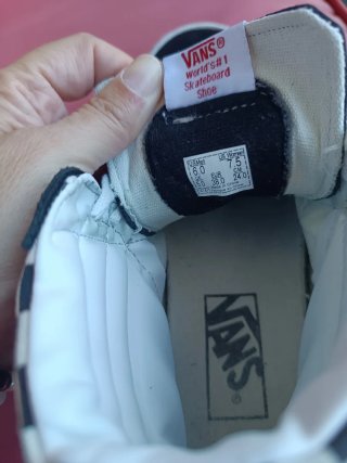 Botas Vans SK8-Hi Checkerboard Talla 38