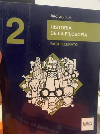 libro historia de la filosofía 2 bachillerato