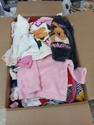 Cajas de 100.y de 200 prendas infantil