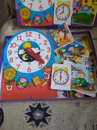 Juego educativo ¿Qué hora es? para niños