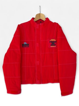 Giacca Vintage Parmalat Formula 1 Anni '80 Rossa