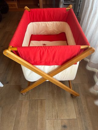 Minicuna tijera plegable