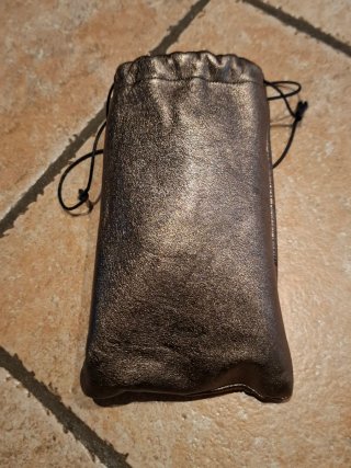 Pochette Tod's pelle mordoré con lacci