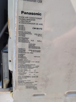 Panasonic CW-901FE Aire Acondicionado