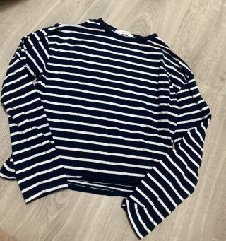 Jersey Mango Rayas Azul Blanco Talla XS