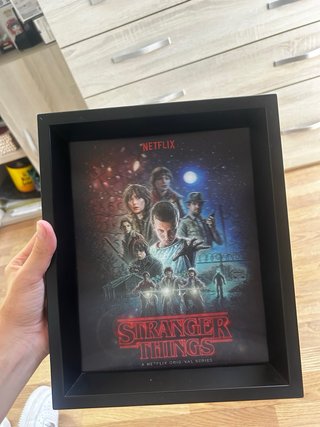 Cuadro Stranger Things 3D Netflix