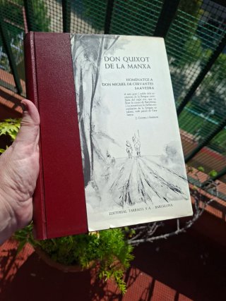 Libro "Don Quijote de la Mancha" en catalán (1969)
